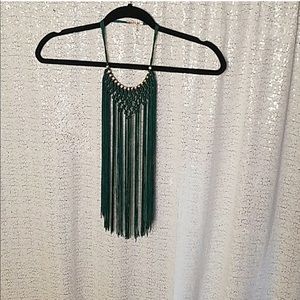 Green Statement Necklace